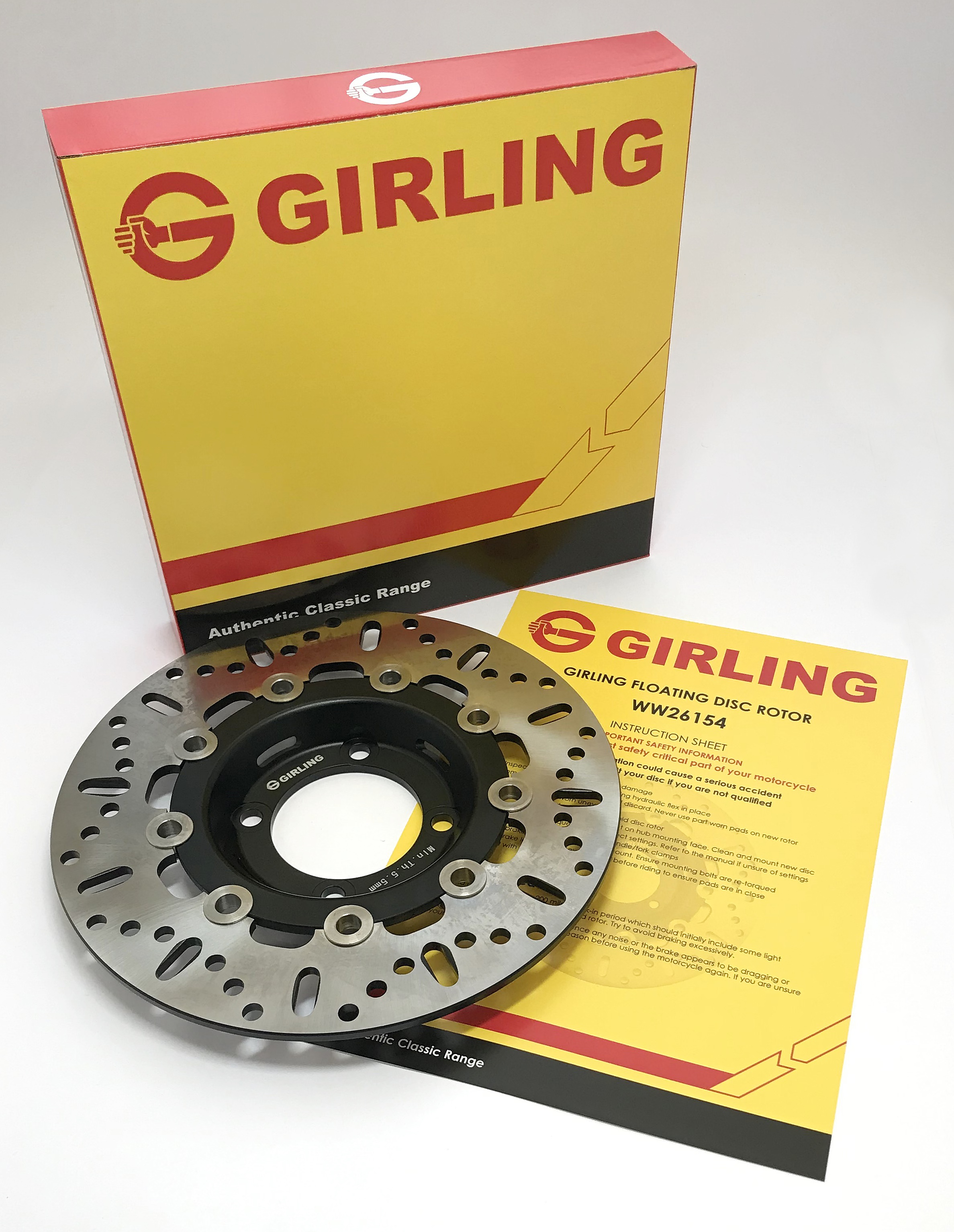 Girling Floating Brake Disc Triumph TR7 T140 T150 T160 37-4275 37-7175 37-4136